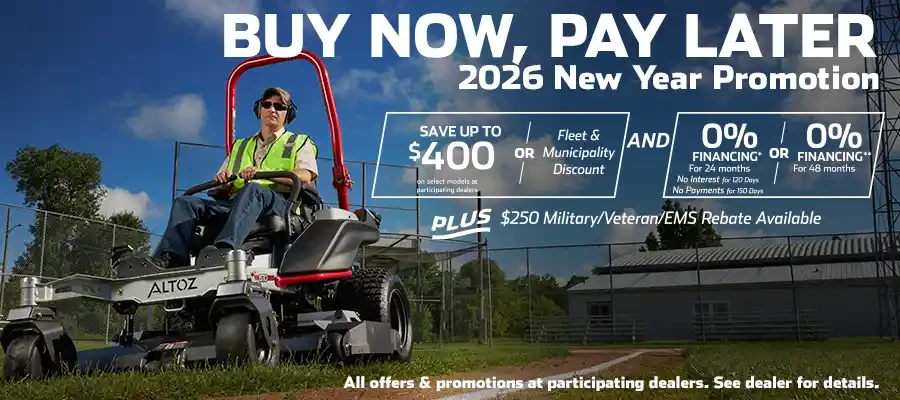 2026 New Year Promotion - Wheeled Mowers