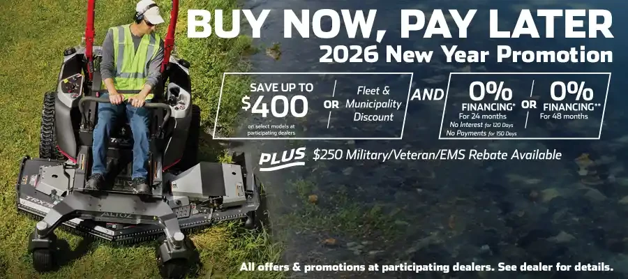 2026 New Year Promotion - Tracked Mowers
