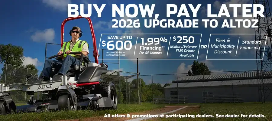 2026 UPGRADE TO ALTOZ Wheeled Mower Models